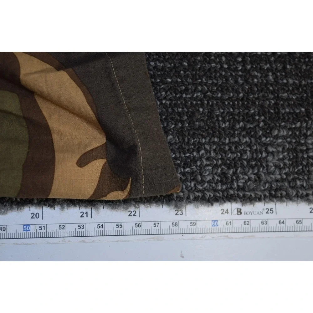 Quiksilver Shirt Camo Brown Green Short Sleeve Button Up Pocket Outdoor‎ BOYS 7